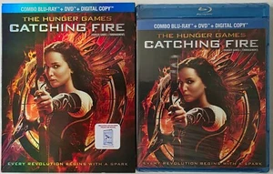NEW THE HUNGER GAMES: CATCHING FIRE BLU RAY DVD 2 DISCS + SLIPCOVER CANADIAN - Picture 1 of 2