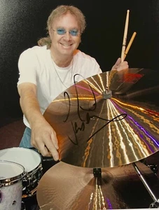 Foto promocional firmada de Ian Paice autógrafo en color brillante púrpura profundo - Imagen 1 de 5