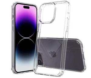 Case For iPhone 15 14 13 12 11 XR 7 8 CLEAR Shockproof Full 360 Phone Cover - Picture 1 of 5