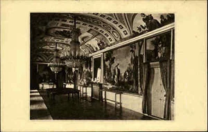 El Pardo MADRID Schloss Speisesaal Espana Heimatbeleg im Postkarten-Format ~1940 - Picture 1 of 1