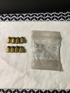 Reducer 1/4" Female NPT to 1/8" Male NPT Pipe Adapter Brass lot of 8 - Picture 1 of 5