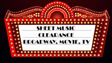 Sheet Music ~ CLEARANCE ~ Create Your Own Lot ~ BROADWAY, MOVIES, TV #1