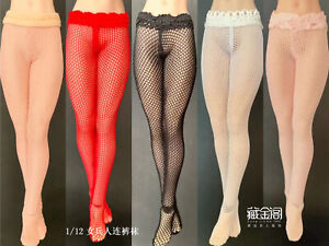 1/12 Sexy Lace Pantyhose Stockings Fishnet Socks Fit 6" Female Action Figure