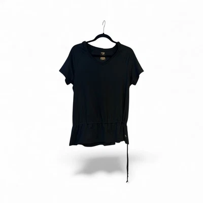 Camiseta con capucha para mujer Danskin Now con dobladillo con cordón - talla L/G (b2) Foto 1 de 4