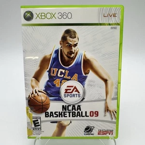 NCAA Basketball 09 (Xbox 360) Case & Disc Only - No Manual, Cover Art Damage - Picture 1 of 6
