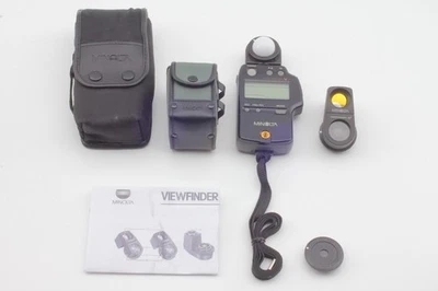 [Exc+5 con visor de 5°] Medidor automático Minolta medidor de luz VF con estuche y REF JAPÓN Foto 1 de 4