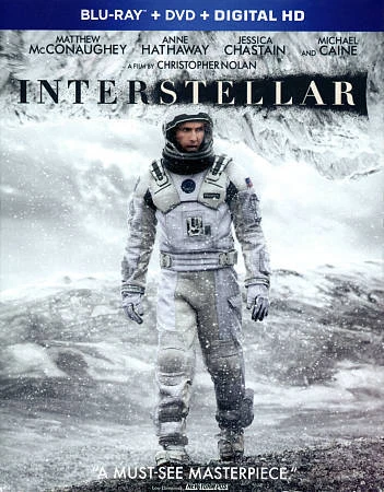 Interstellar (Blu-ray/DVD, 2015, 2-Disc Set, Includes Digital Copy UltraViolet)