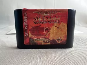 Samurai Shodown (Sega Genesis, 1994) Authentic Cleaned Tested Video Game - Picture 1 of 6