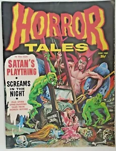 mm Horror Tales (1969) v1 #7fn+ (#1) copertina selvaggia. Raro. - Foto 1 di 3