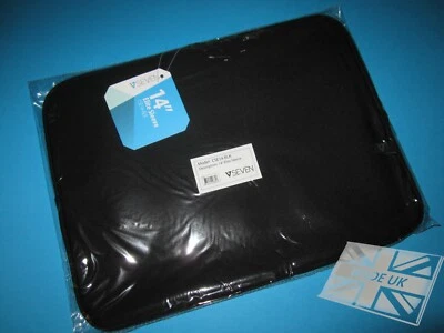 V7 14" Water Resistant Neoprene Elite Notebook Laptop Sleeve Case CSE14-BLK - Image 1 of 4