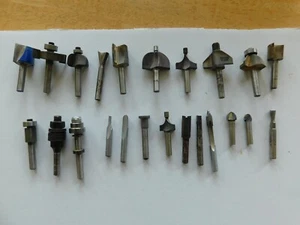 used Lot of 13 Router Bits Pre-Owned - Picture 1 of 7