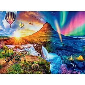 Buffalo Games Night & Day Series Icelandic Mountain 1000 Pieces Jigsaw Puzzle - Picture 1 of 1