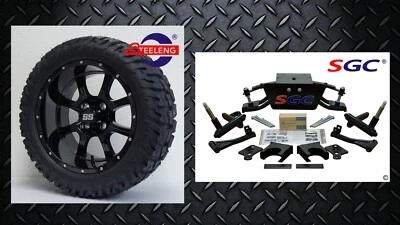 Club Car DS Golf Cart 6" A-Arm Lift Kit +14" Wheels and 22" AT Tires 1982-2003 Foto 1 de 4