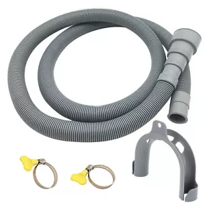Drain Hose Washing Machines Thickened Extension with Clamp Universal Flexible - Picture 1 of 14