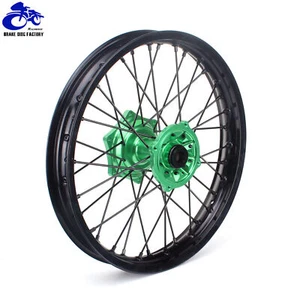 For KAWASAKI 18"x2.15" CNC Rear Wheel KX250F KX450F 06-18 KX125/250 KX450 KX250X - Picture 1 of 11