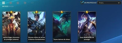 Wild Rift. Master Acc 4 Mitic skins, 70% discount in Shop - Imagen 1 de 4