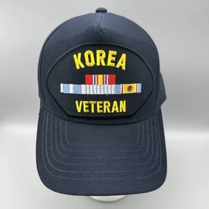Korea Veteran Mütze Kappe Druckknopflasche bestickt Aufnäher Militär Herren Adler Wappen Tierarzt - Bild 1 von 8