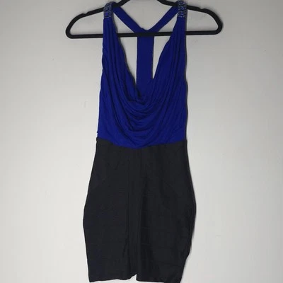 Mini Vestido Marca SKY Para Mujer Piedras Preciosas Corredor Espalda Sexy Vegas Fiesta Club Bodycon Foto 1 de 4