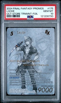 2024 FFTCG Locke October Tournament Store Foil Promo 175 PSA 10 - Image 1 of 2