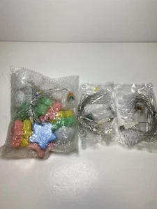 3 Packs Of Different Shaped String Lights Small Packs LED Battery Operated USB - Picture 1 of 7