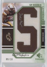 2009 SP Threads Lettermen College Nickname /10 Devin Moore #255 Rookie Auto RC