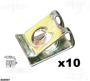 Montageplatte Befestigung Clips 15,6 x 11x4 x 7,2 mm Satz 10 Stück - Bild 1 von 3