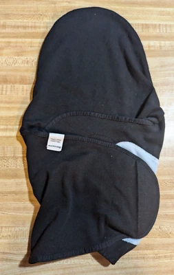 Swaddle Benoxine bebê menino tamanho recém-nascido 100% algodão preto - Imagem 1 de 2