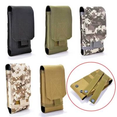Tactical Military Universal Mobile Phone Bag Case Cover Waist Belt Molle Pouch - Image 1 of 4