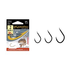 KAMATSU K-006 ISEAMA / KARPFEN, ANGELHAKEN GEBUNDEN, VORFACHHAKEN, KARPFENHAKEN