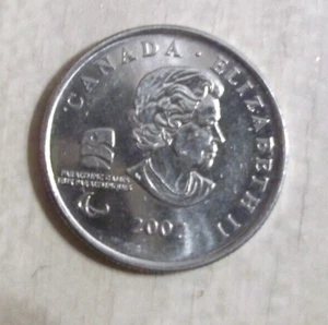 Canada 2007 Vancouver Olympic Wheelchair Curling 25 Cent Quarter Coin - Picture 1 of 2