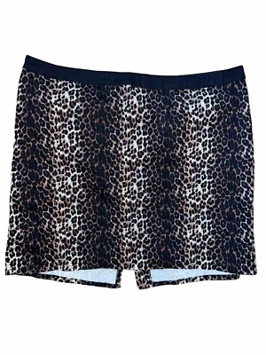 Tripp NYC Y2K VTG Skirt Animal Print Leopard Zippers  Size 2-3X Denim R - Image 1 of 4