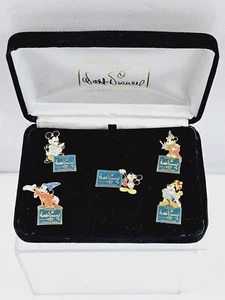Walt Disney WDCC 22414 Classic Mickey Pin Set Of 5 New With Box Vtg - Picture 1 of 11
