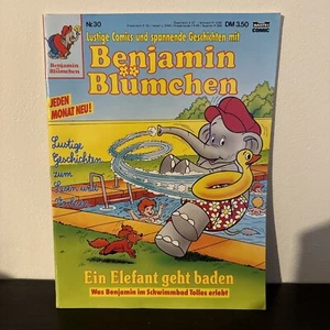 Benjamin Blümchen Comic Nr. 30 Ein Elefant geht baden, BASTEI, Vintage - Bild 1 von 1