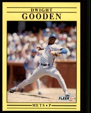 1991 Fleer Dwight Gooden Baseball Cards #148
