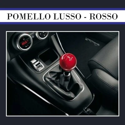 ALFA ROMEO GIULIETTA POMELLO CAMBIO ROSSO ITALIA EDIZIONE LUSSO ARTIGIANALE - Immagine 1 di 4