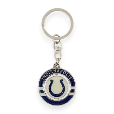 JF Sports Indianapolis Colts NFL Team Logo Spinner Keychain - Image 1 of 2