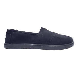 TOMS Shoes Womens 6.5/37  Classic Black Canvas Slip On