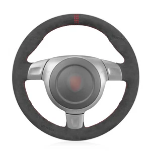 Cubierta de volante gris oscuro Alcantara para Porsche 911 997 Boxster 987 Cayman - Imagen 1 de 7