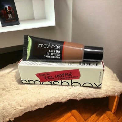 Smashbox Skin Full Coverage 24 Hour Foundation  4.6 Very Deep Cool NEW Best $ - Image 1 of 3
