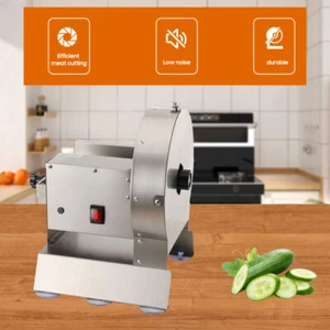 Affettatrice manuale per verdure spessore regolabile 0-10 mm affettatrice elettrica per alimenti - Foto 1 di 15