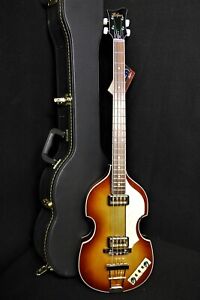 Hofner HCT-500/1 SB CONTEMPORARY BEATLE BASS GREAT VINTAGE LOOK & HARD CASE