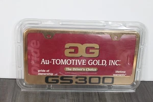 Lexus GS300 License Plate Frame Steel metal - Au-tomotive Gold colored - Bild 1 von 11