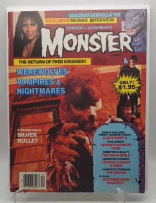 Monster Land Magazine Stephen King, Caroline Munro Interview December 1985 VF+ - Image 1 of 4