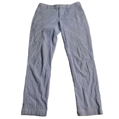 Polo Ralph Lauren Blue/White Striped Pants Women's 4 - Image 1 of 4