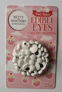 Cake Decoration Edible Eyes - 25g; 2 Sizes; Cakes, cupcakes; Fun; Baking Crafts - Picture 1 of 5