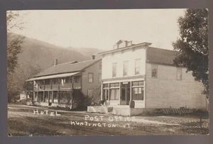 Huntington VERMONT RPPC 1909 GEMISCHTWARENLADEN bei Burlington Montpelier POSTAMT - Bild 1 von 3