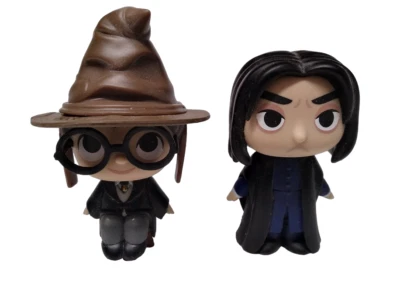 Funko Mystery Minis HARRY POTTER Lote x 2 - Severus Snape / Harry con Sombrero Clasificador Foto 1 de 3