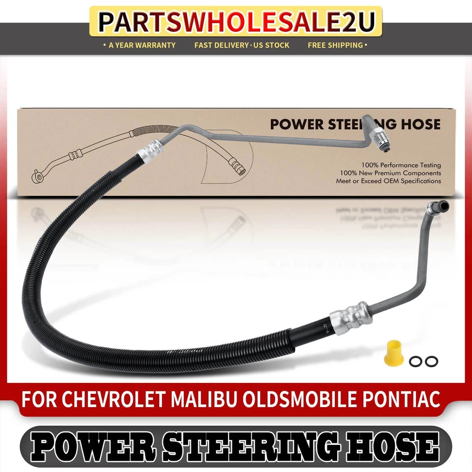 Power Steering Pressure Line Hose Assy for Chevy Malibu Pontiac Grand Am Olds - Image 1 of 4
