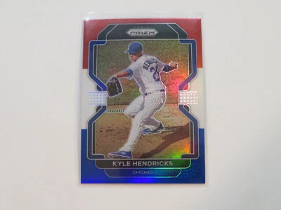 2022 Panini Prizm Kyle Hendricks #177 Red White Blue Prizm Chicago Cubs MLB - Image 1 of 2