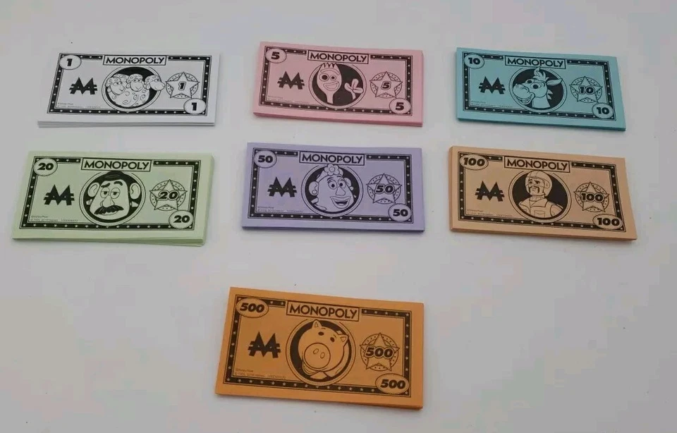 2018 Monopoly Toy Story Game Replacement Paper Money Pack - Currency Cash - Image 1 of 1